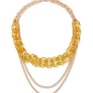 New York & Company  3-Row Link Necklace